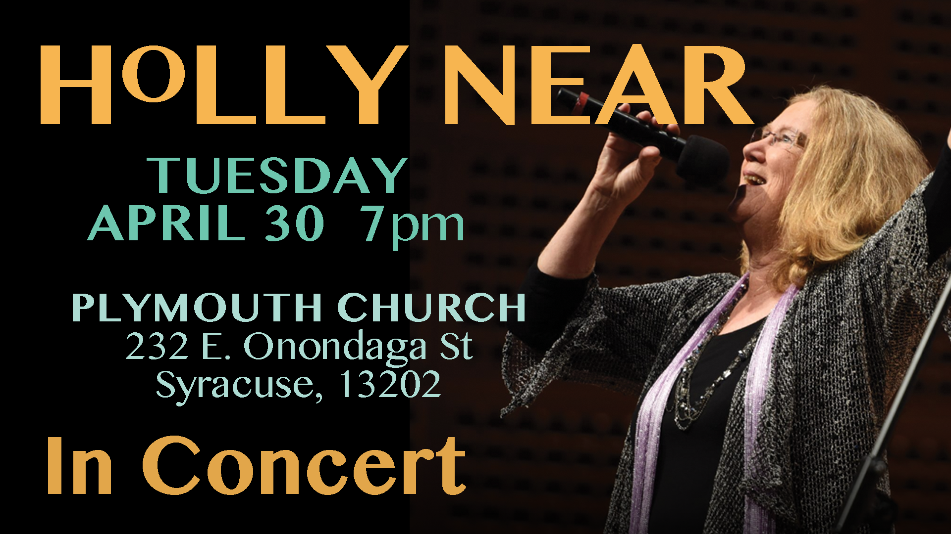 Syracuse Community Choir presents Holly Near in Concert