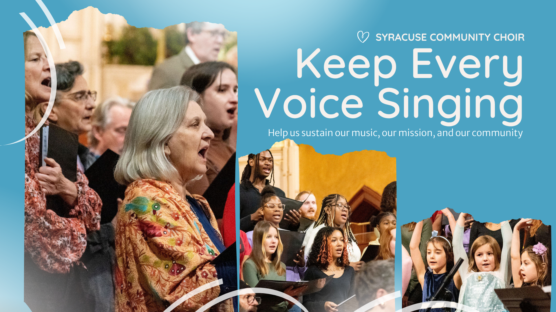Keep Every Voice Singing: help sustain the Syracuse community choir